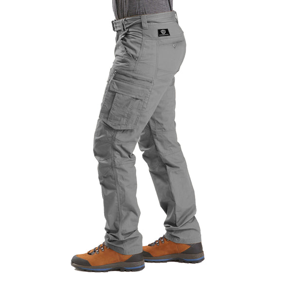 Dominance Stretchable cotton Cargo Trouser | Cargo Pants - Grey