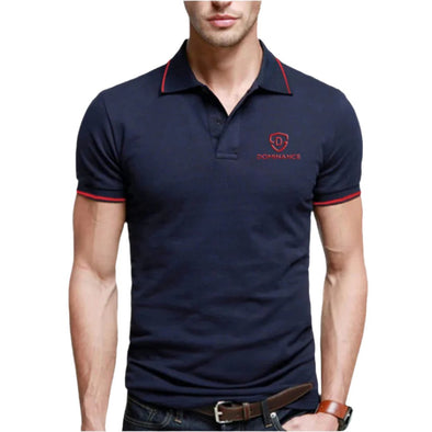 Twilight Blue Classic Half Sleeves Cotton Polo Shirt (POLO-608)