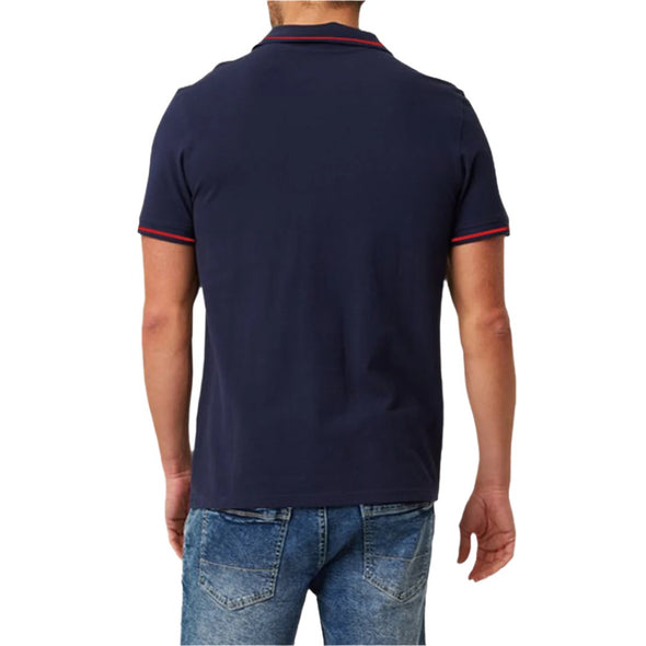 Twilight Blue Classic Half Sleeves Cotton Polo Shirt (POLO-608)