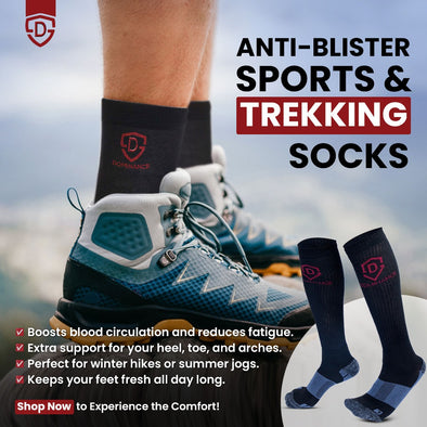 Anti-blister Trekking compression Socks (1 Pair)