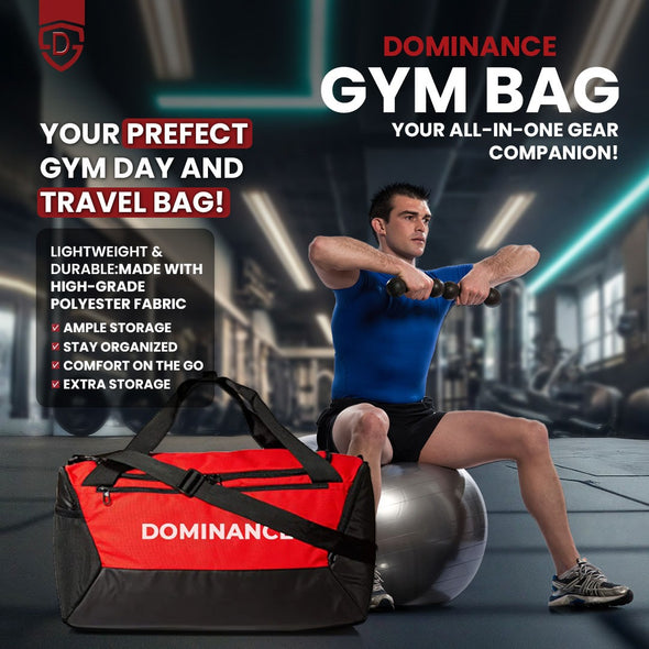 Dominance Gym Bag with extra shoe compartment