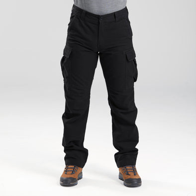 6 Pocket Stretchable Cotton Cargo Trouser – Black