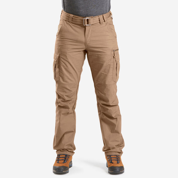 6 Pocket Stretchable Cotton Cargo Trouser – Brown